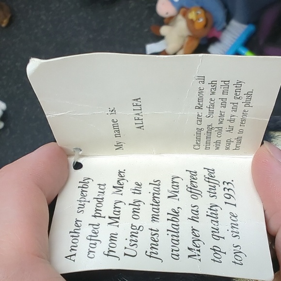 Mary Meyer cow plush with tags. - Picture 2 of 2